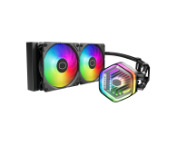 Cooler Master MasterLiquid 240 Atmos ARGB 2x120mm - 1194058 - zdjęcie 2